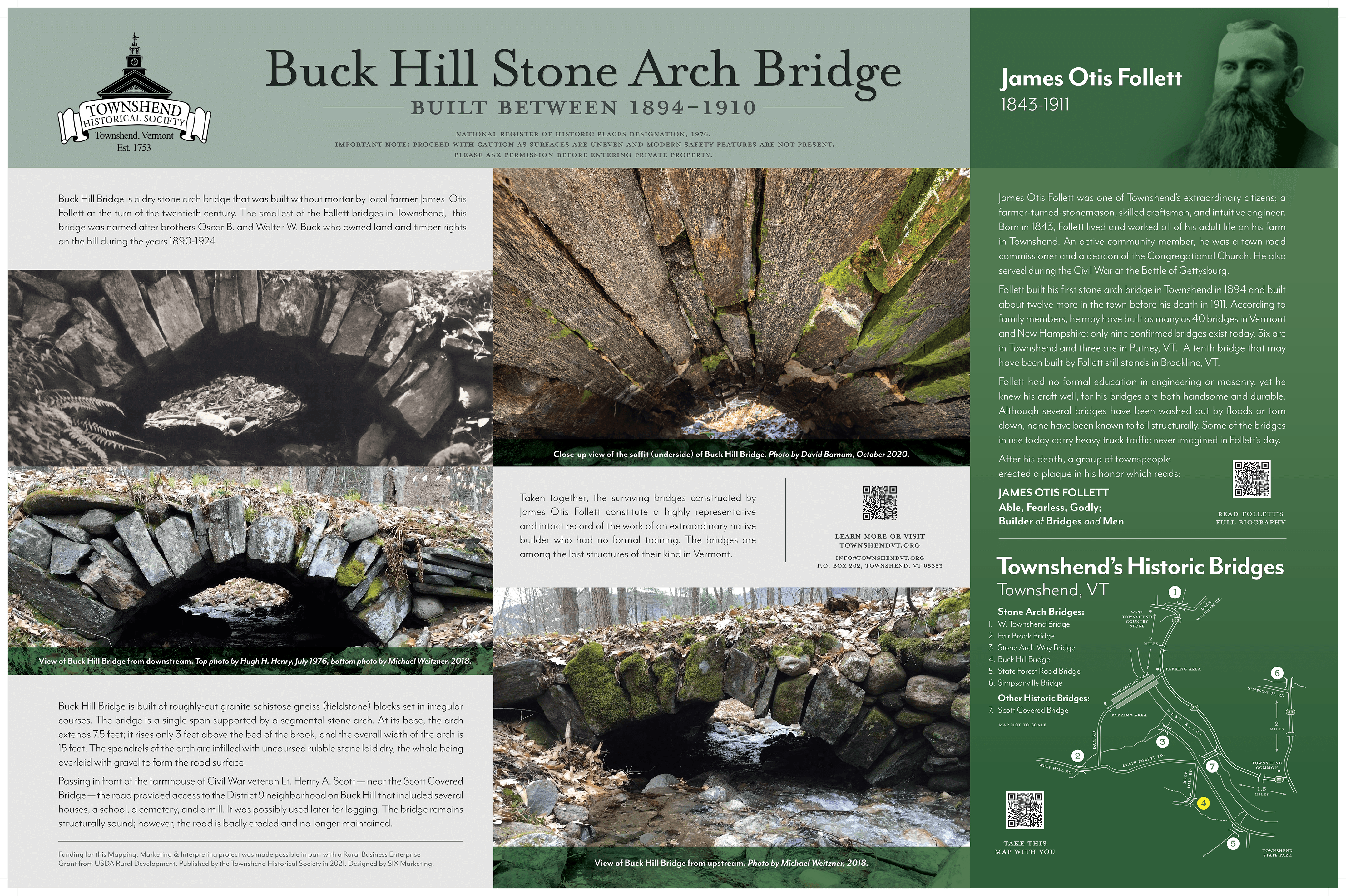 buck hill stone arch bridge